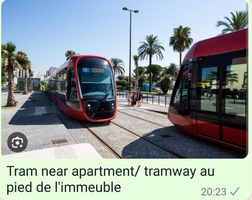 Appartements Renove 2023 Proche Aeroport 5Min, Gare Sncf 2 Min, Tramway Au Pied De L'Immeuble , Parking Possible, Renovated Apartments 2023 Near The Airport 5 Min, Train Station 2 Min, Tram Next To The Building 1 Min, Parking Possible Nice Buitenkant foto